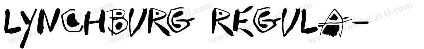 Lynchburg Regula字体转换